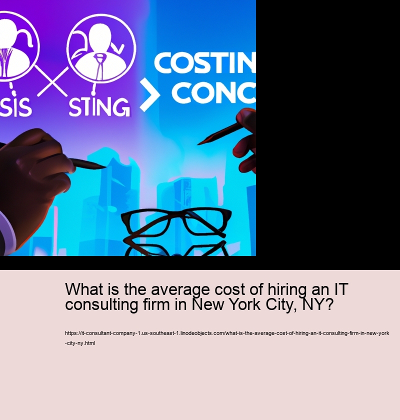 What is the average cost of hiring an IT consulting firm in New York City, NY?